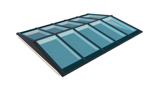 Lichtstraat Zadeldak - Geïsoleerd - 506 x 305 cm | 12 vakken