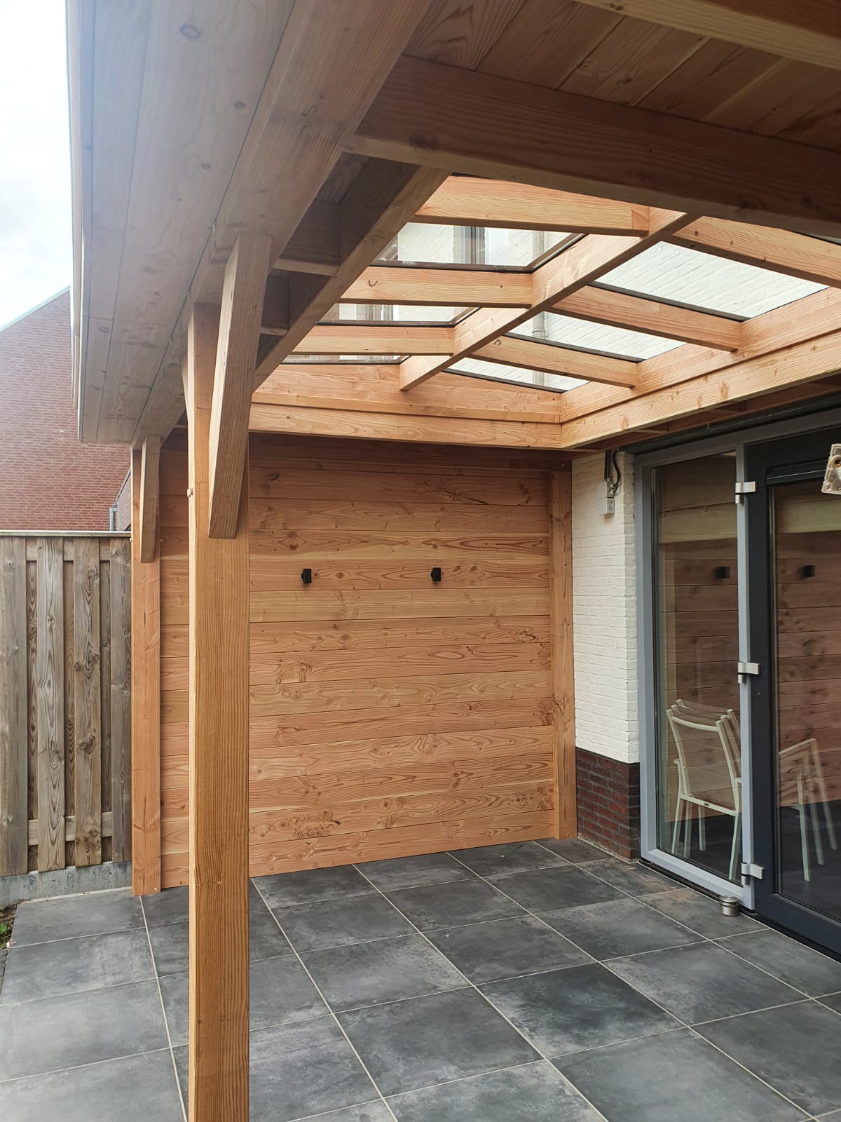 Lichtstraat Zadeldak - Douglas - 404,2 x 155 cm | 10 vakken