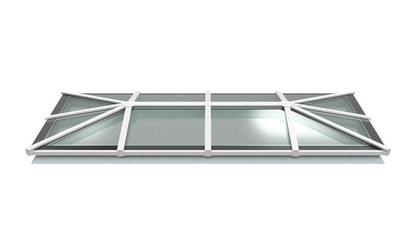 Lichtstraat Schilddak - Geïsoleerd - 420,2 x 255 cm | 12 vakken